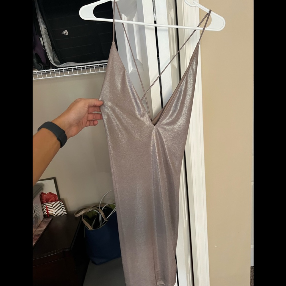 Sexy spaghetti strap slip dress